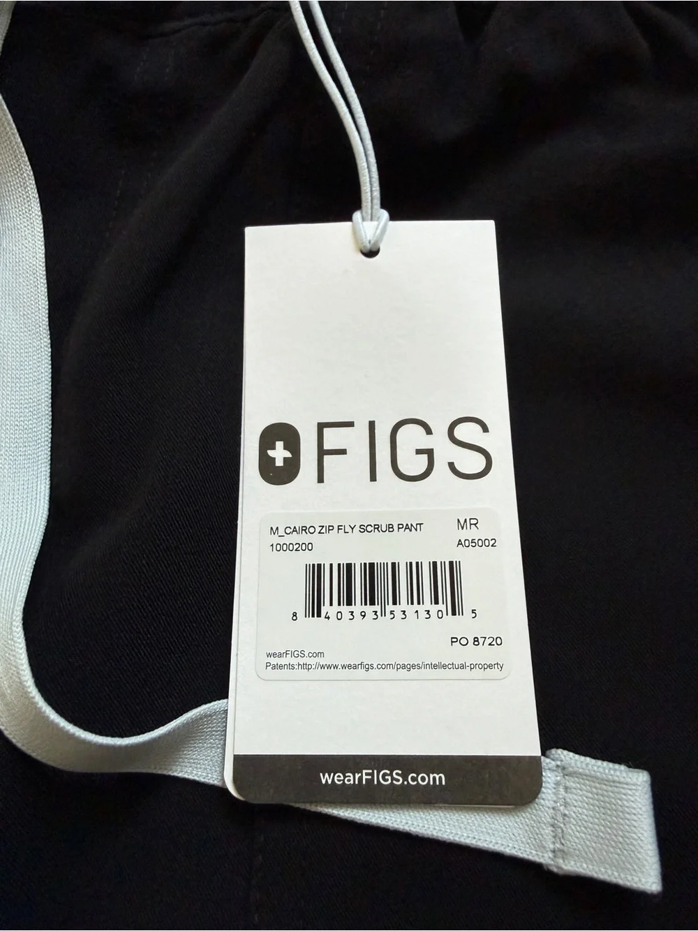 Figs Cairo Straight-Leg Scrub Pant regular length.